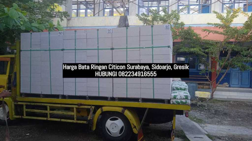 Harga Bata Ringan Citicon Surabaya, Sidoarjo, Gresik